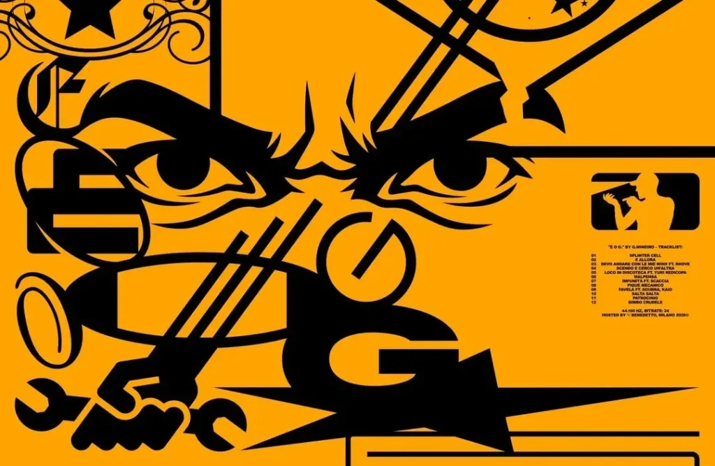 Copertina del progetto E' O G. di G.Mineiro che ha portato il funk BH in Italia